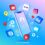 mobile phone surrounded by colorful app icons 52683 23825 | IT SERIES | IT SERIES